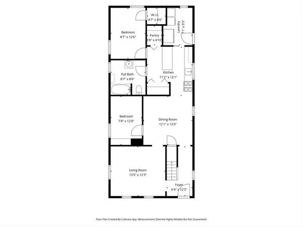 a picture of a floor plan