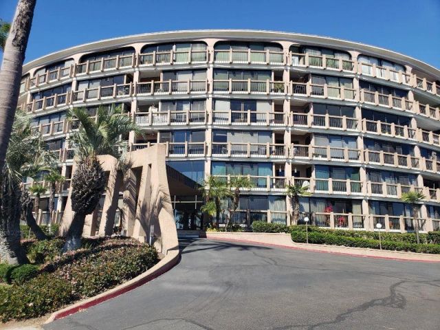 a front view of a building