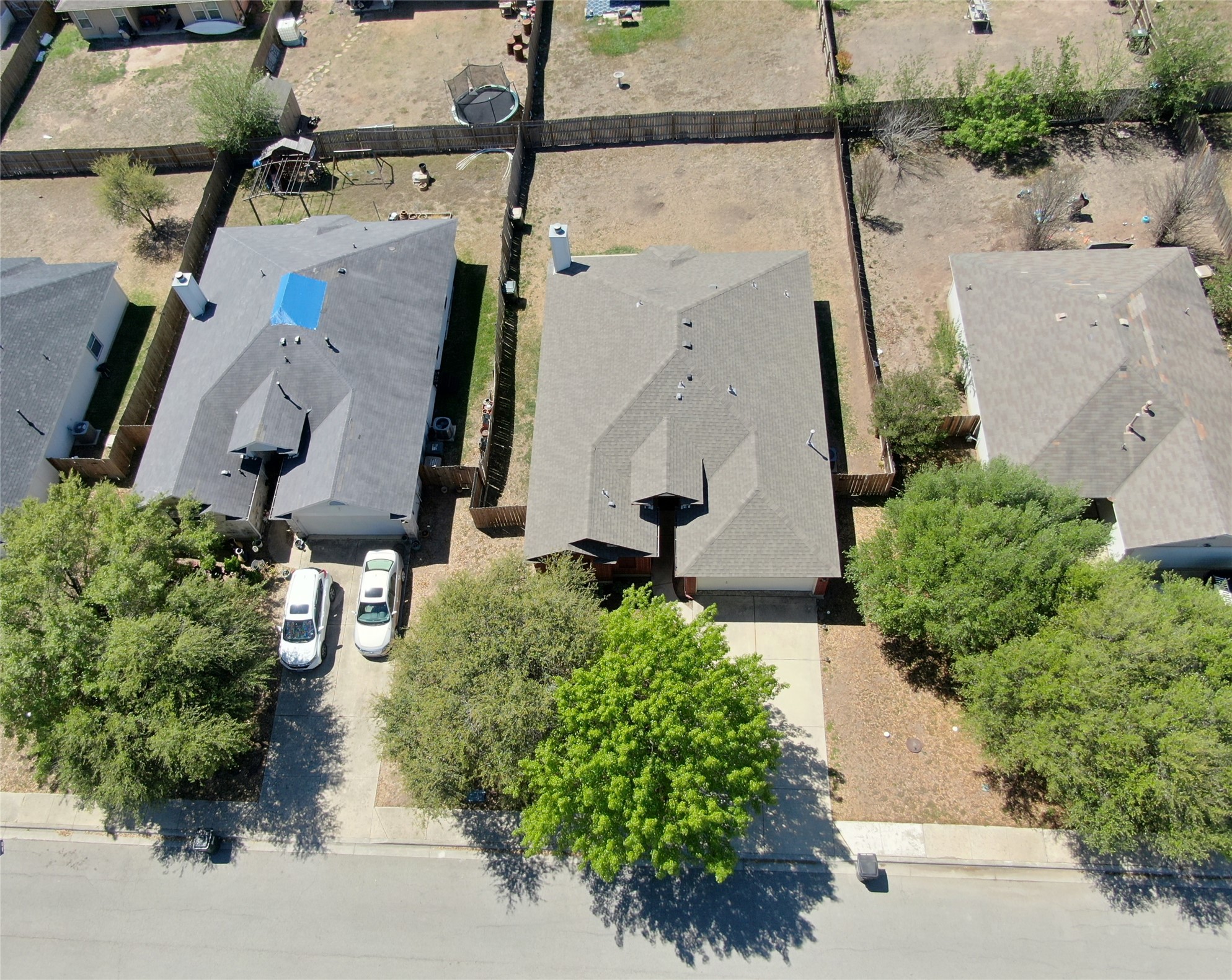 281 Leonardo Kyle, TX 78640 - Photo 34 of 38 an aerial view of a house with outdoor space