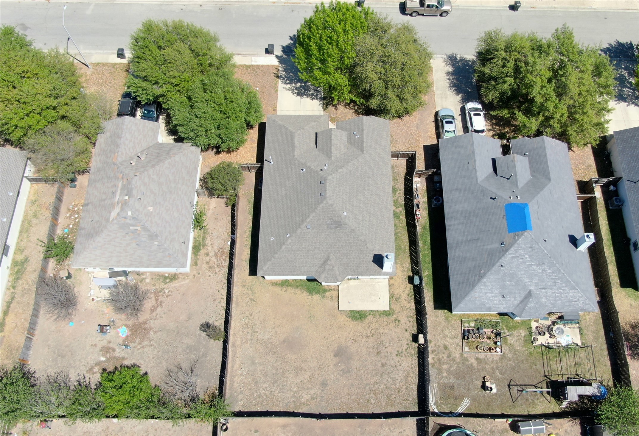 281 Leonardo Kyle, TX 78640 - Photo 35 of 38 an aerial view of residential houses with outdoor space