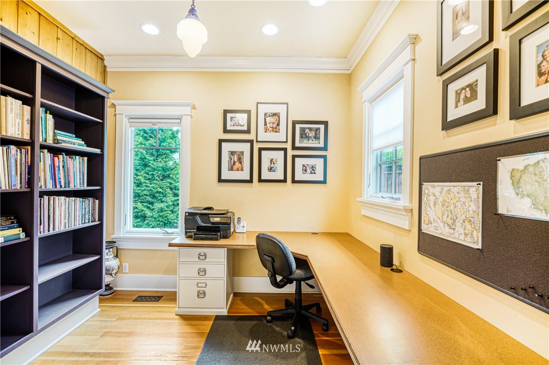 415 5th Street Anacortes, WA 98221 - Photo 21 of 38 a bedroom with furniture and a window
