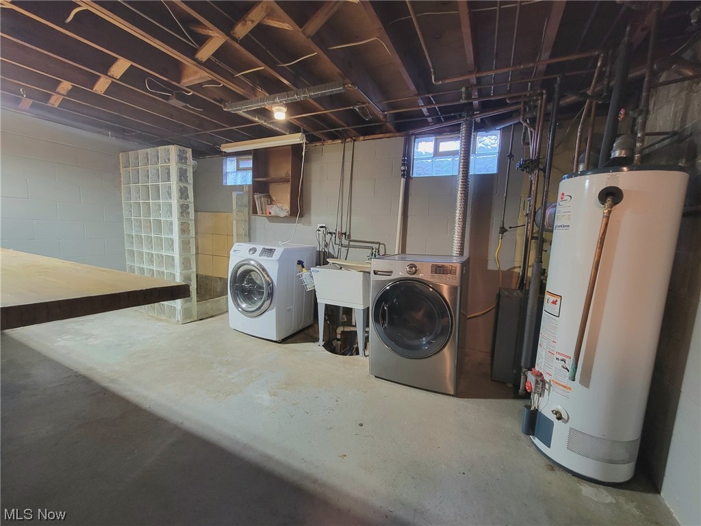 2821 Summit Road Akron, OH 44321 - Photo 17 of 24 Laundry area in basement.
