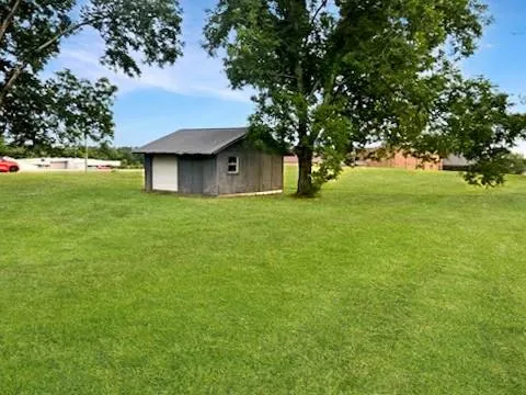 a view of a tree in front of a house with a tree
