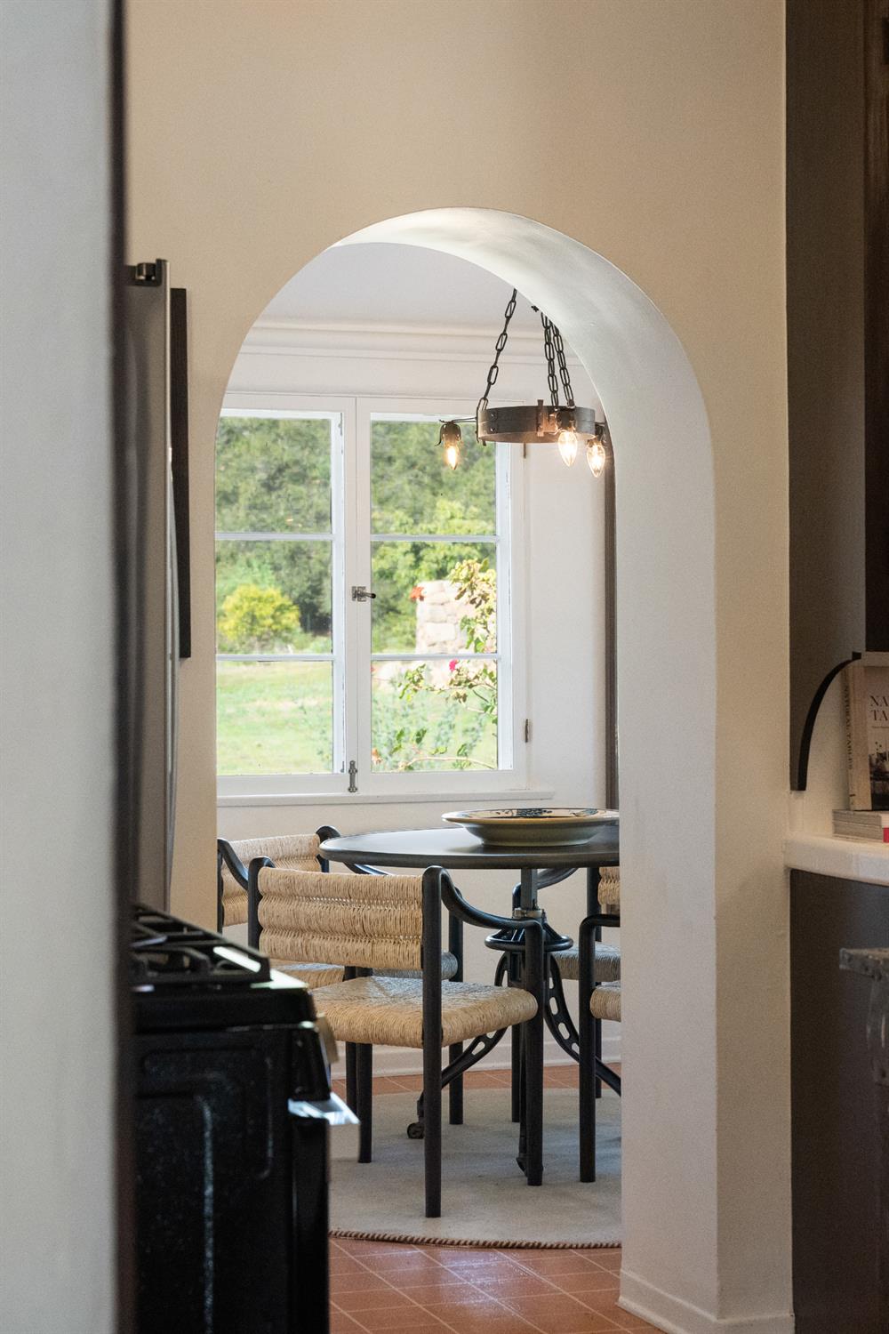 3935 Thacher Road Ojai, CA 93023 - Photo 17 of 50 a view of a dining room with a table and chairs