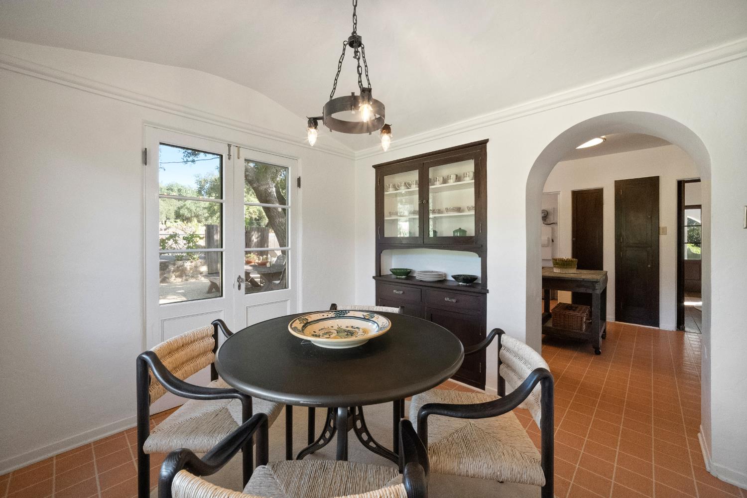 3935 Thacher Road Ojai, CA 93023 - Photo 18 of 50 a view of a dining room with furniture window and wooden floor