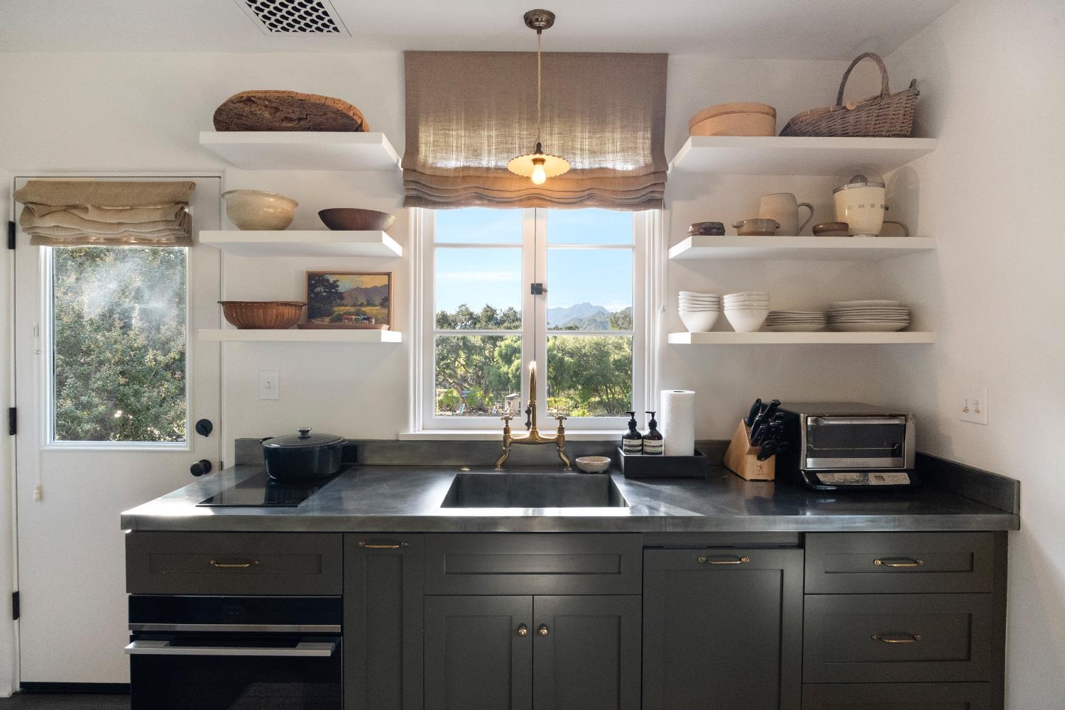 3935 Thacher Road Ojai, CA 93023 - Photo 38 of 50 a kitchen with a sink and a window