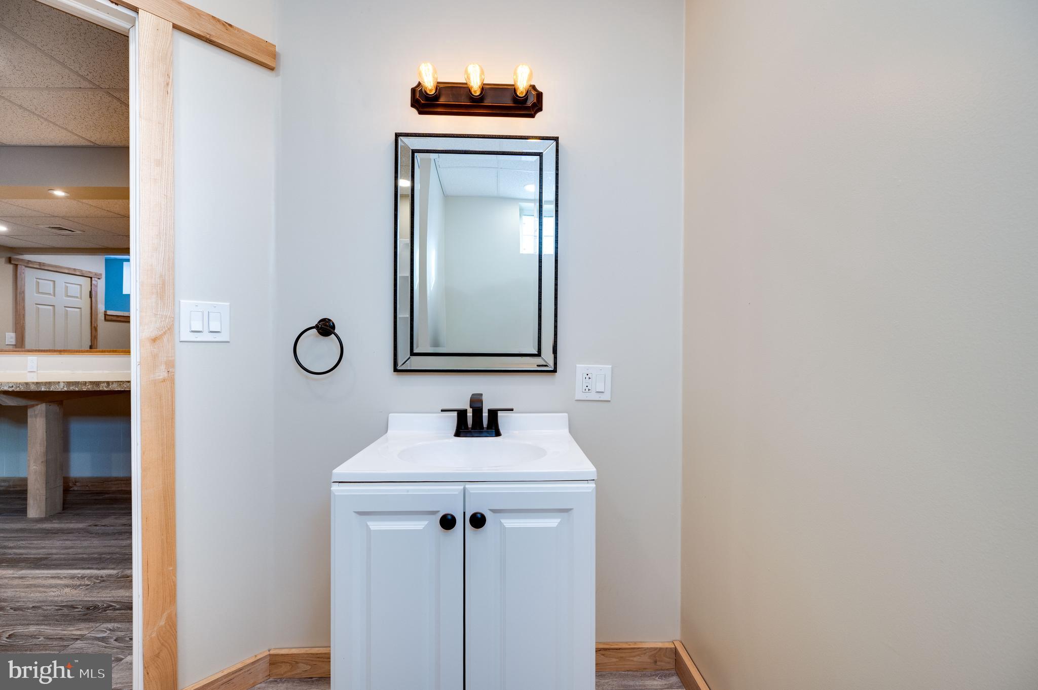 1109 Upper Van Reed Road Leesport, PA 19533 - Photo 65 of 72 a bathroom with a sink and a mirror