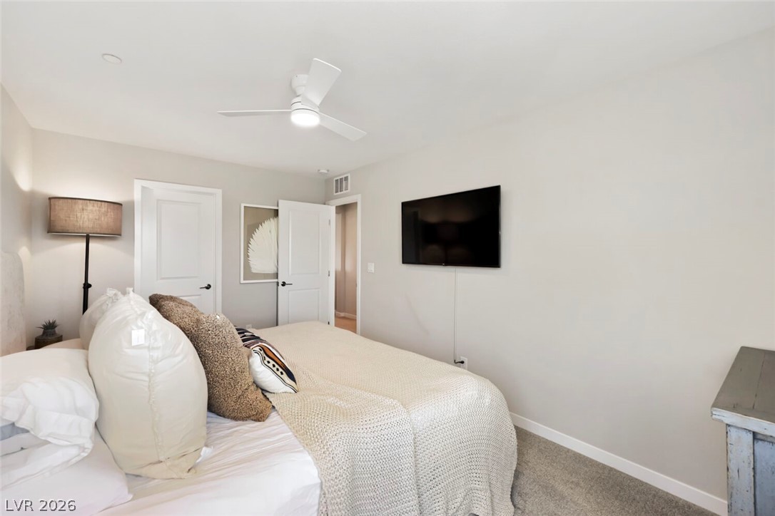 3360 Via Strada Street Henderson, NV 89044 - Photo 22 of 28 Bedroom #2 with WALK IN CLOSET!