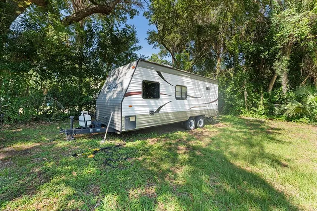 a house view with a outdoor space