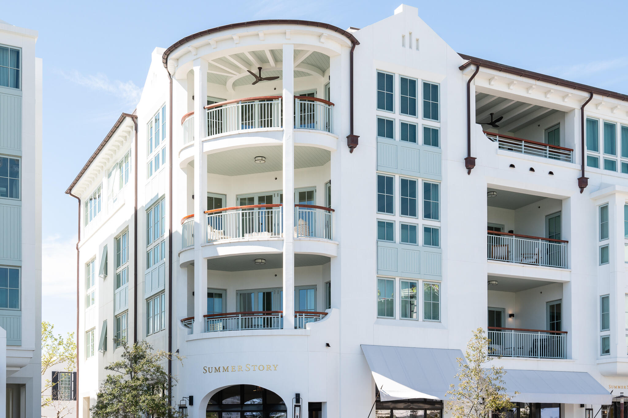 74 Governors Ct Inlet Beach, Unit W301 Inlet Beach, FL 32461 - Photo 51 of 70 a front view of a building with a glass door