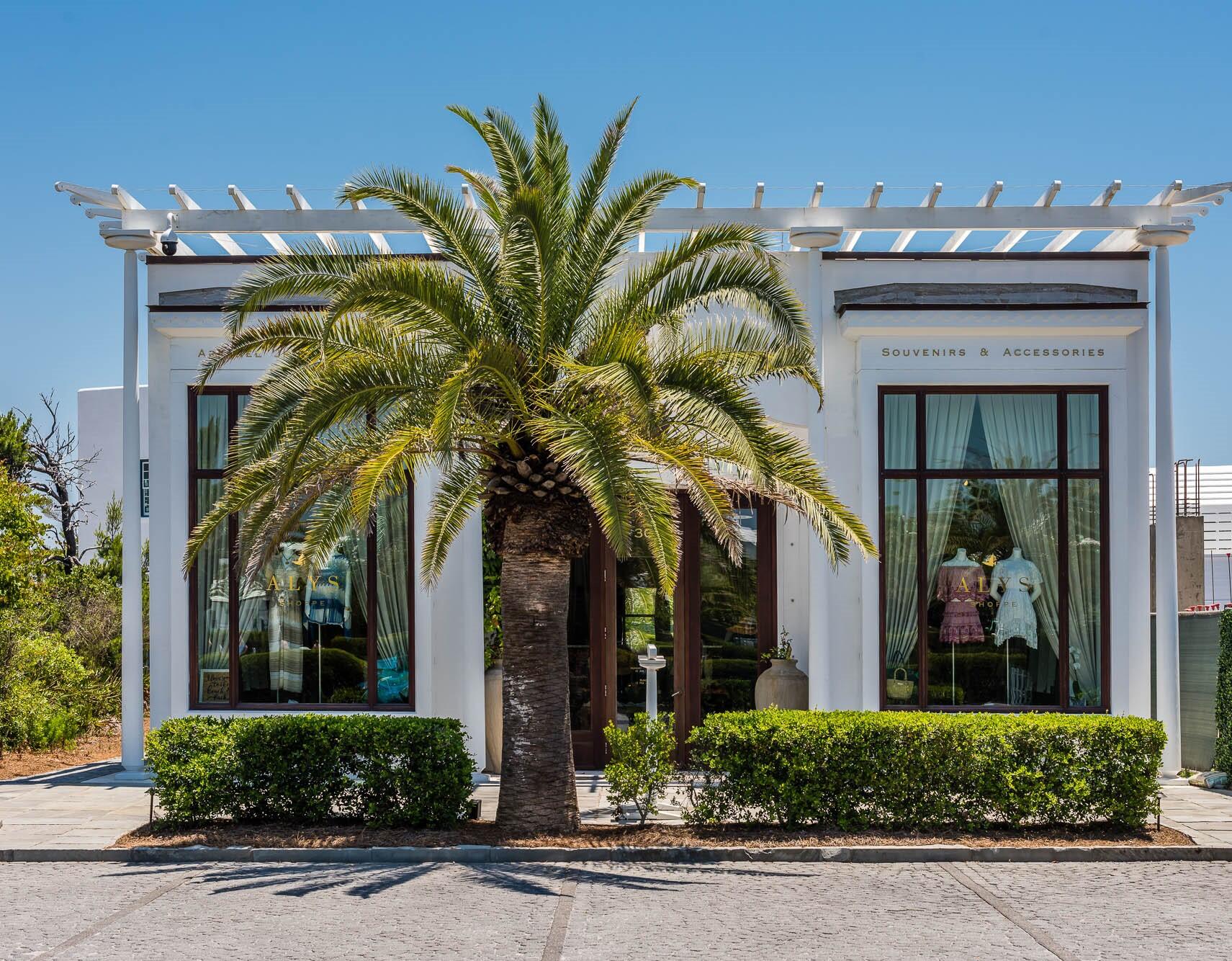 74 Governors Ct Inlet Beach, Unit W301 Inlet Beach, FL 32461 - Photo 63 of 70 front view of a house with a potted plants and palm trees