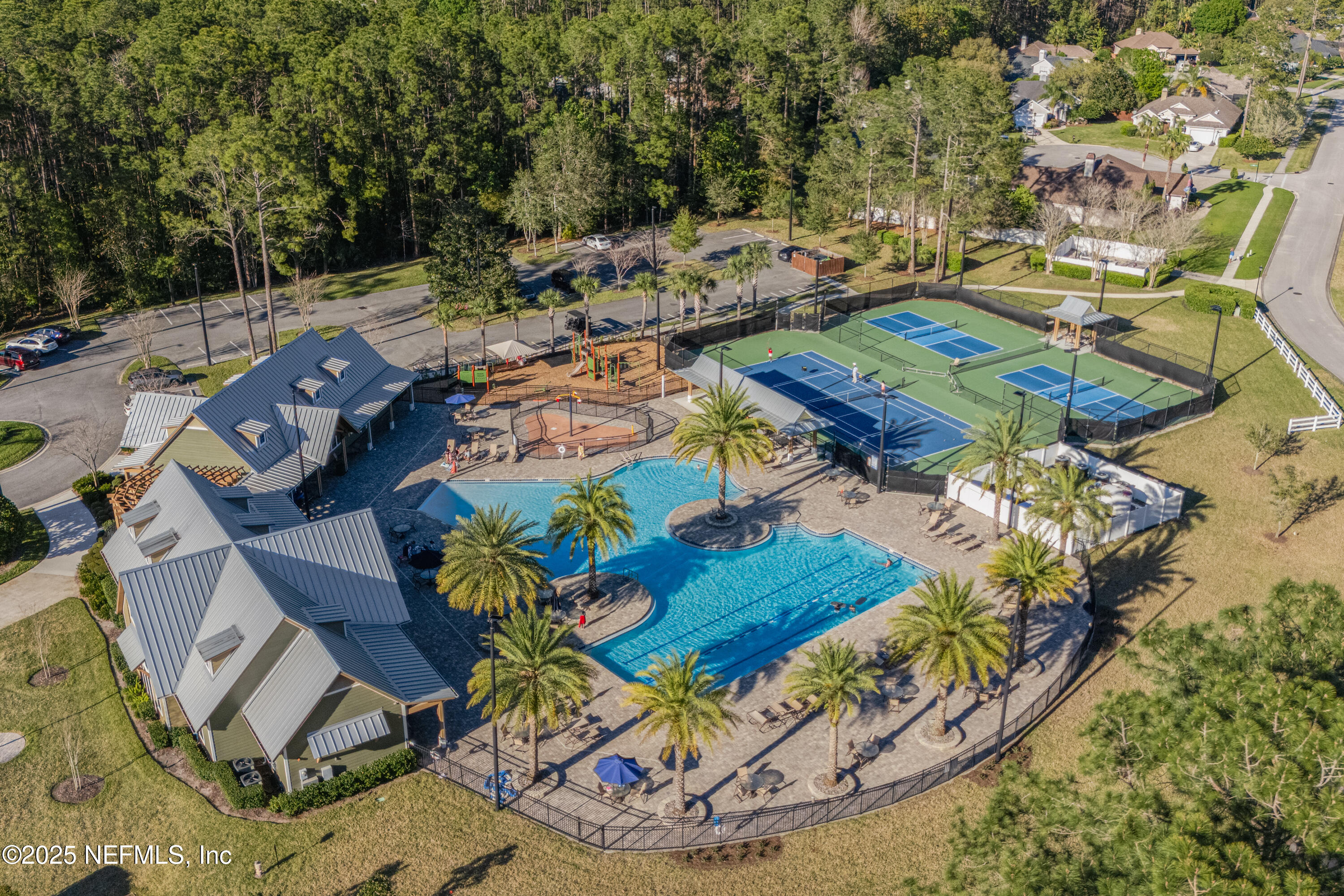 2688 Seneca Drive St. Johns, FL 32259 - Photo 52 of 62 an aerial view of a house with a yard basket ball court