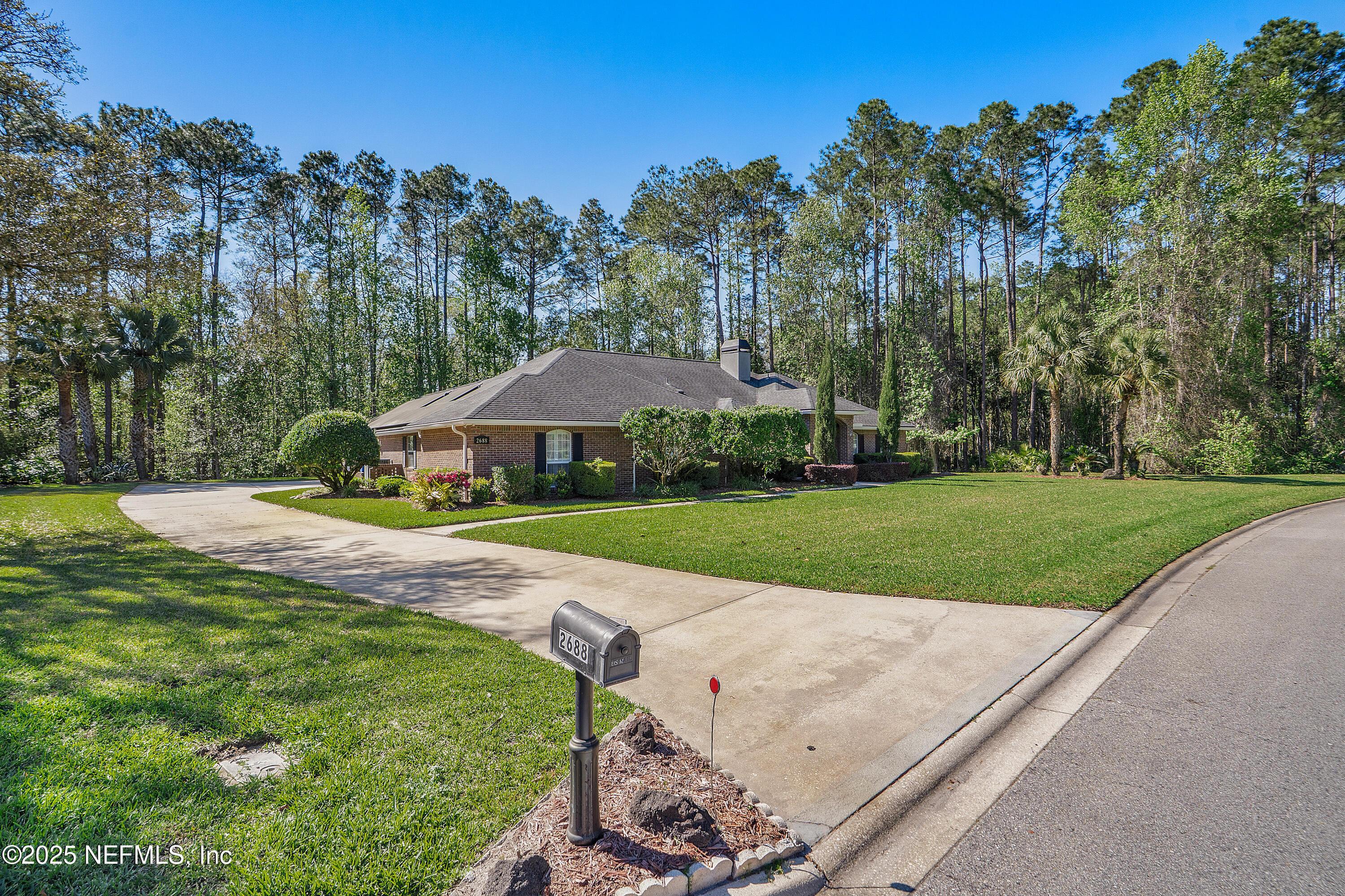 2688 Seneca Drive St. Johns, FL 32259 - Photo 7 of 62 a view of yard with swimming pool and green space