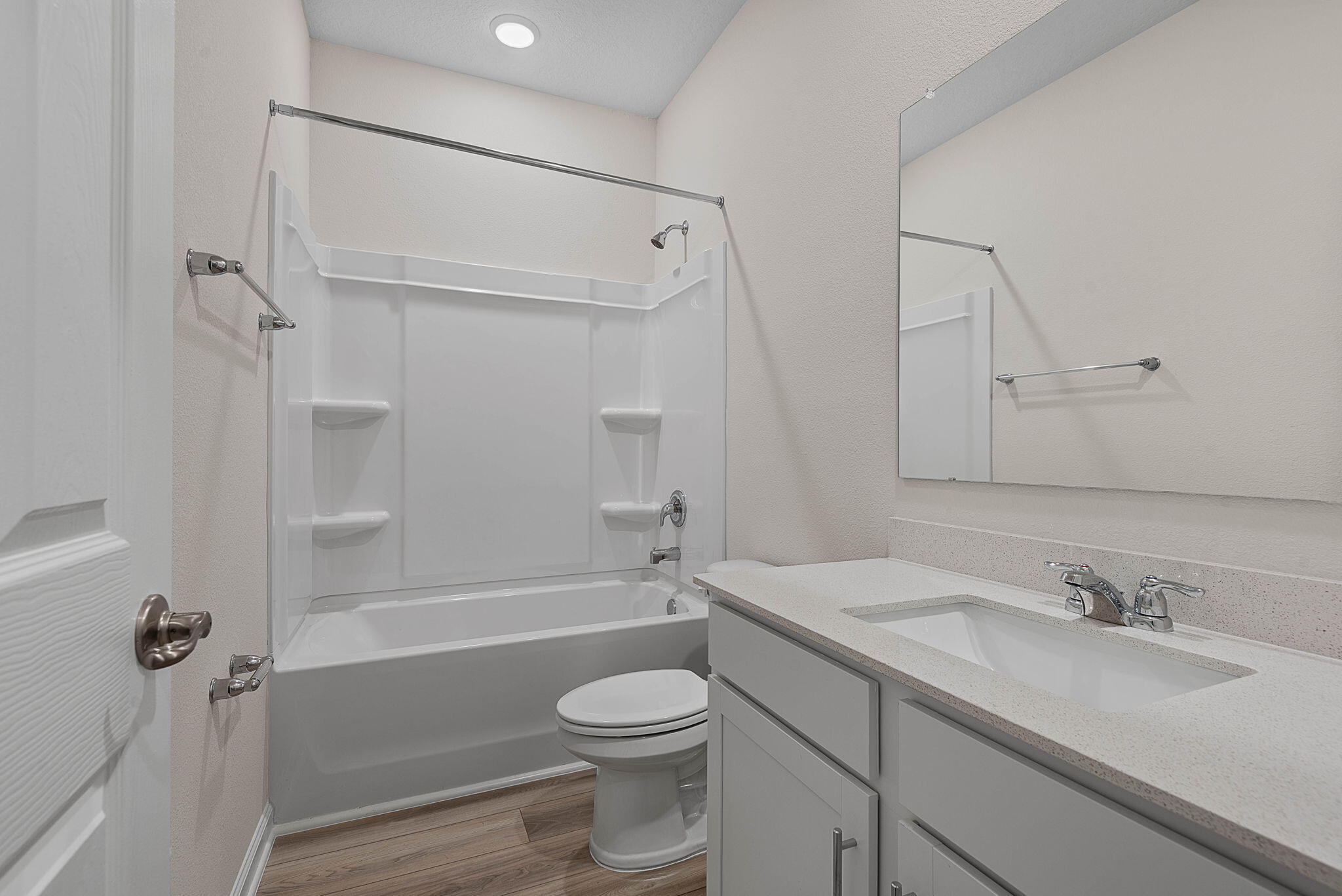 46 Poplar Drive Palm Coast, FL 32164 - Photo 39 of 59 a bathroom with a granite countertop sink toilet and shower