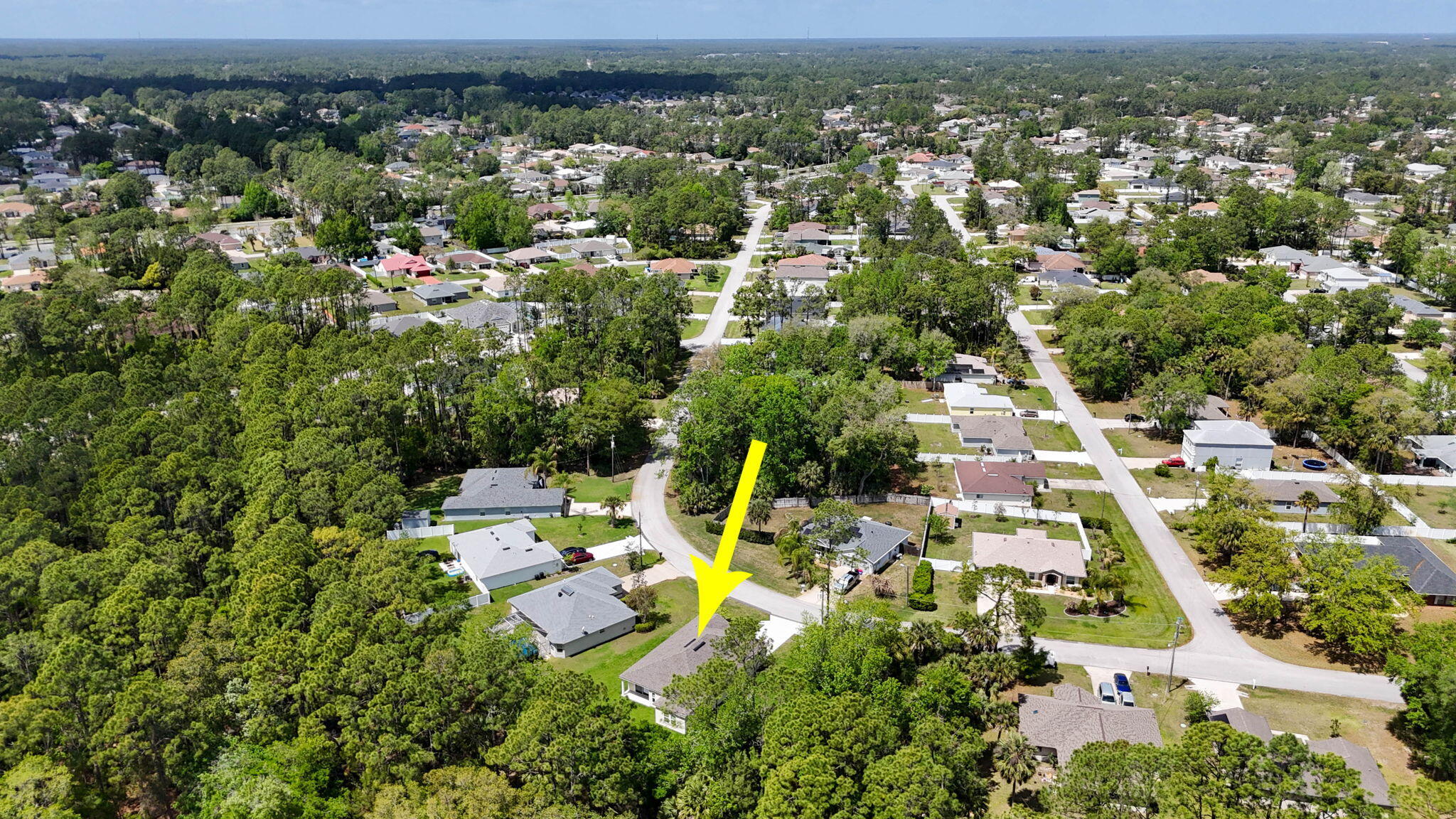 46 Poplar Drive Palm Coast, FL 32164 - Photo 53 of 59 an aerial view of residential houses with outdoor space