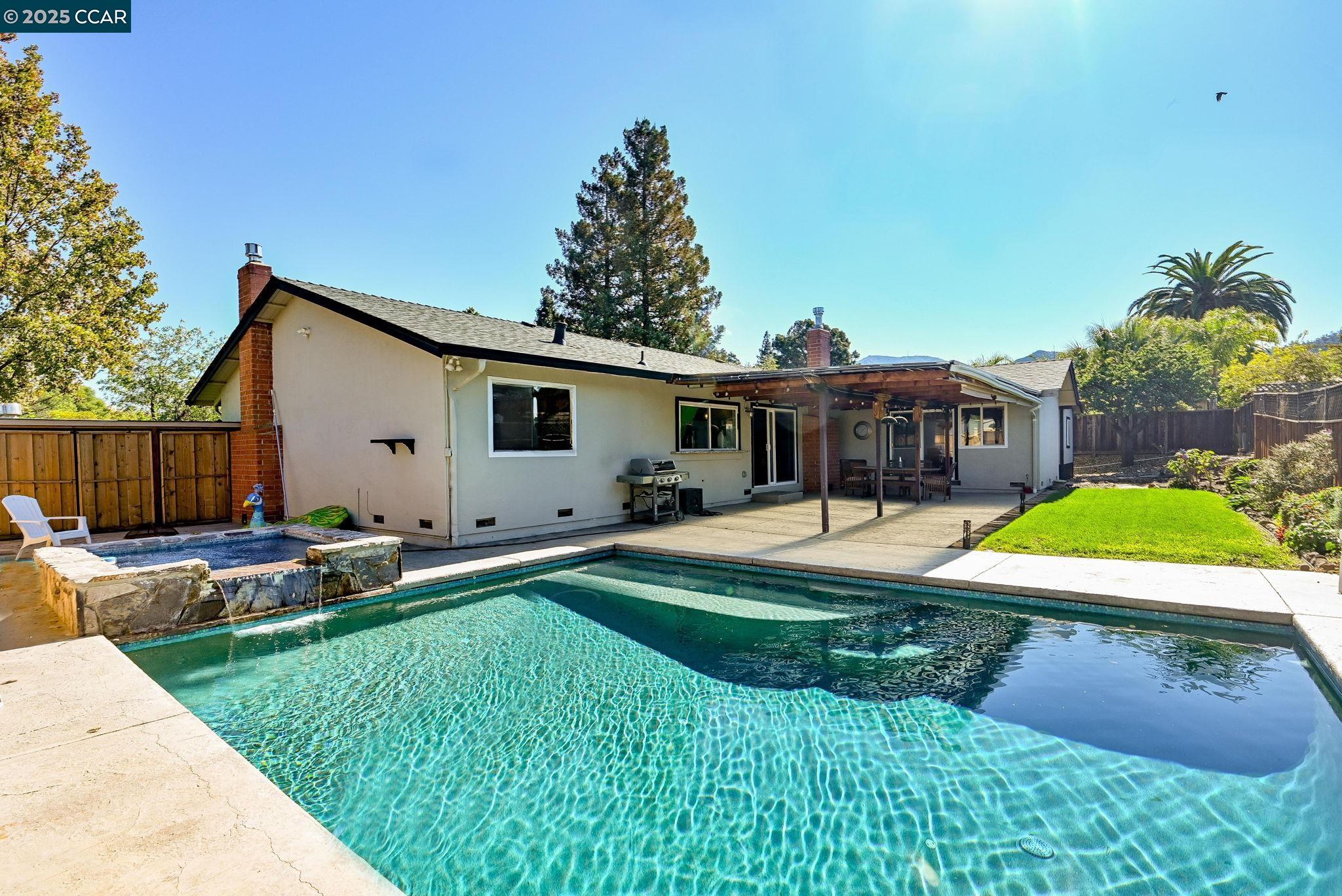 7 Atchinson Stage Road Clayton, CA 94517 - Photo 29 of 37 a front view of house with yard and outdoor seating