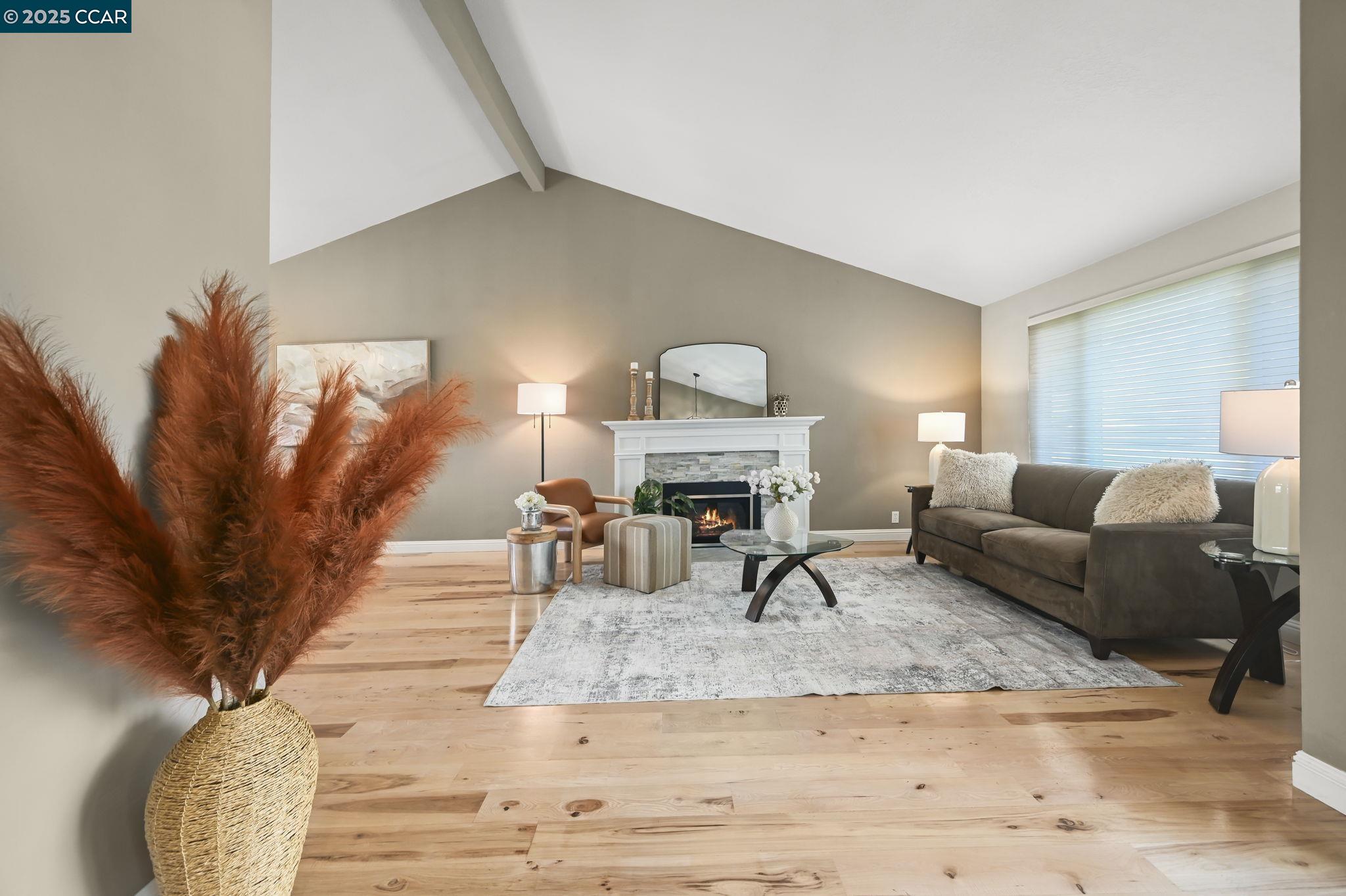 7 Atchinson Stage Road Clayton, CA 94517 - Photo 5 of 37 a living room with furniture and a fireplace