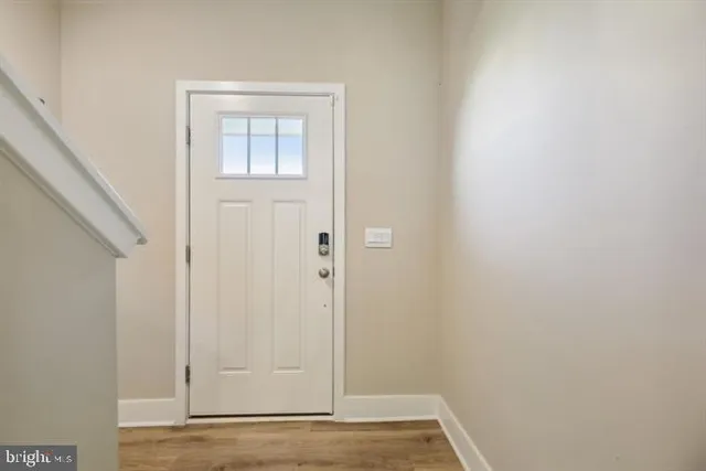 a view of an empty room