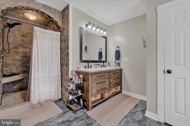 a room with storage and utility