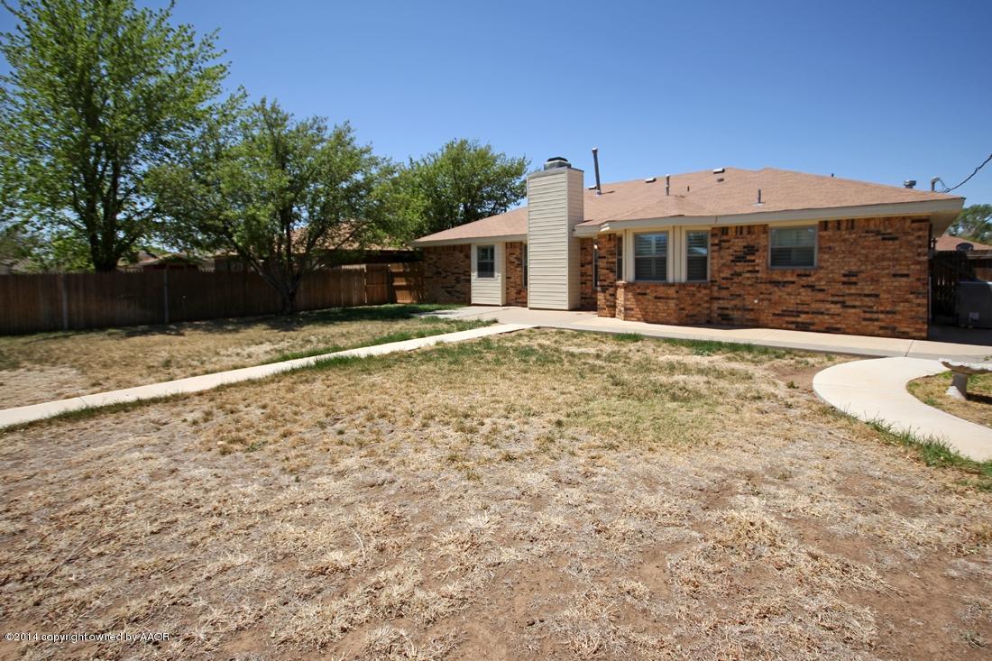 8105 Marni Trail Amarillo, TX 79110 - Photo 29 of 30 a front view of house with yard