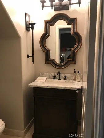 a bathroom with a sink and a toilet