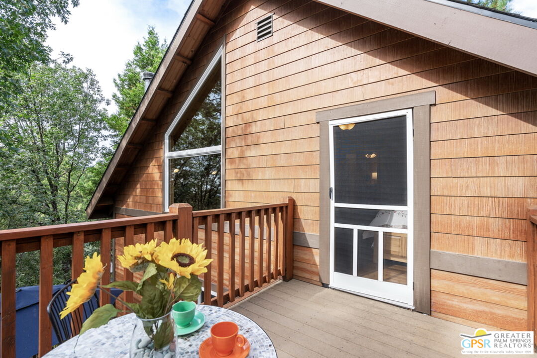 52352 Pine Ridge Road Idyllwild, CA 92549 - Photo 37 of 73 a view of deck with furniture