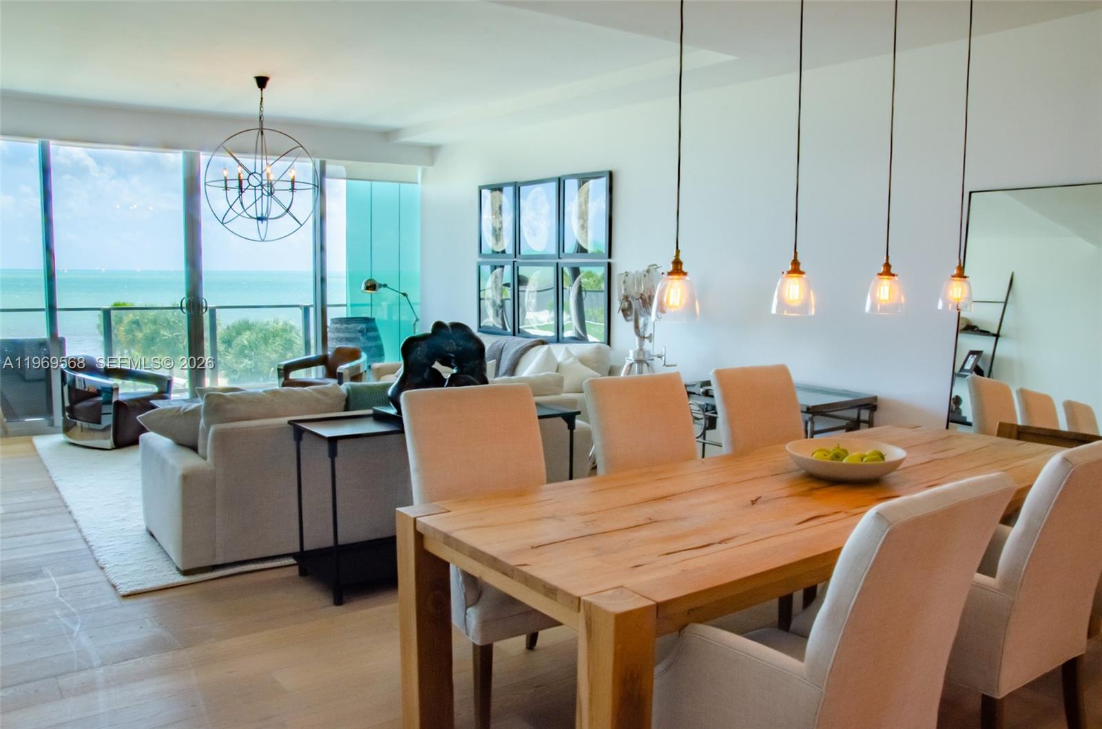 350 Ocean Drive, Unit 406N Key Biscayne, FL 33149 - Photo 10 of 41 a very nice looking dining room with a table and chairs