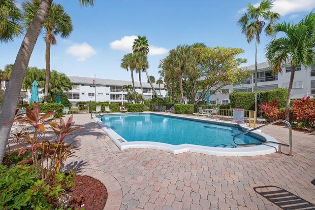 a view of outdoor space yard and swimming pool