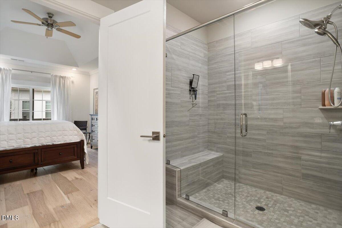 10530 Sablewood Drive, Unit 215 Raleigh, NC 27617 - Photo 30 of 40 a bathroom with a shower