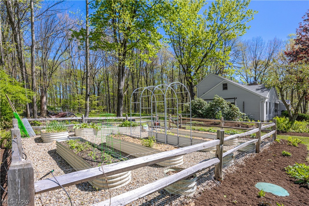 31599 Fairview Road Chagrin Falls, OH 44022 - Photo 46 of 50 The back garden has raised beds in a protected enclosure