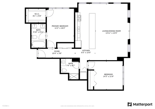 $500,000 | 330 North Jefferson Street, Unit 1805, Chicago, IL 60661