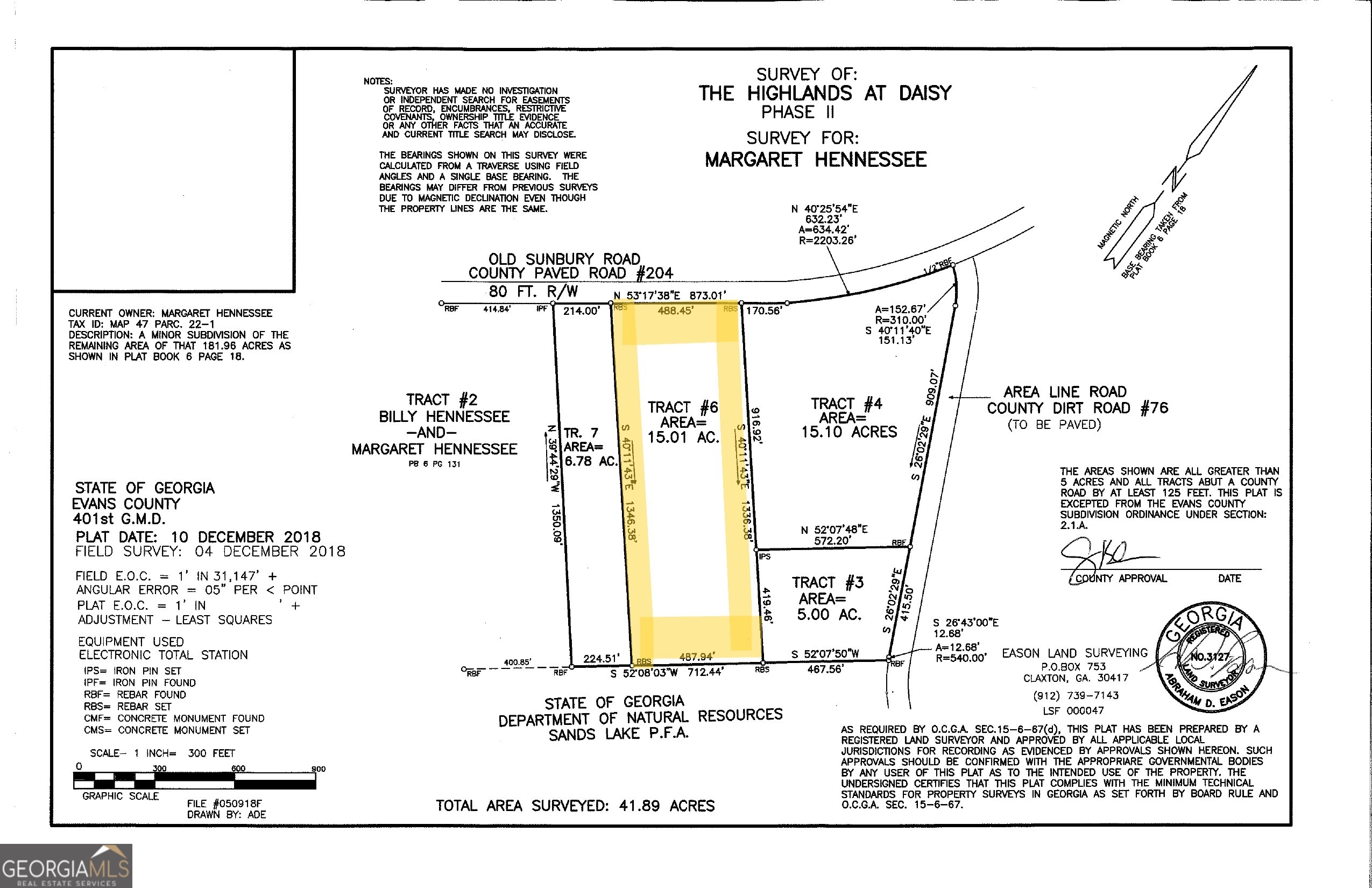 0 Sunbury Road, Unit TRACT 6 Claxton, GA 30417 - Photo 8 of 8 unknown