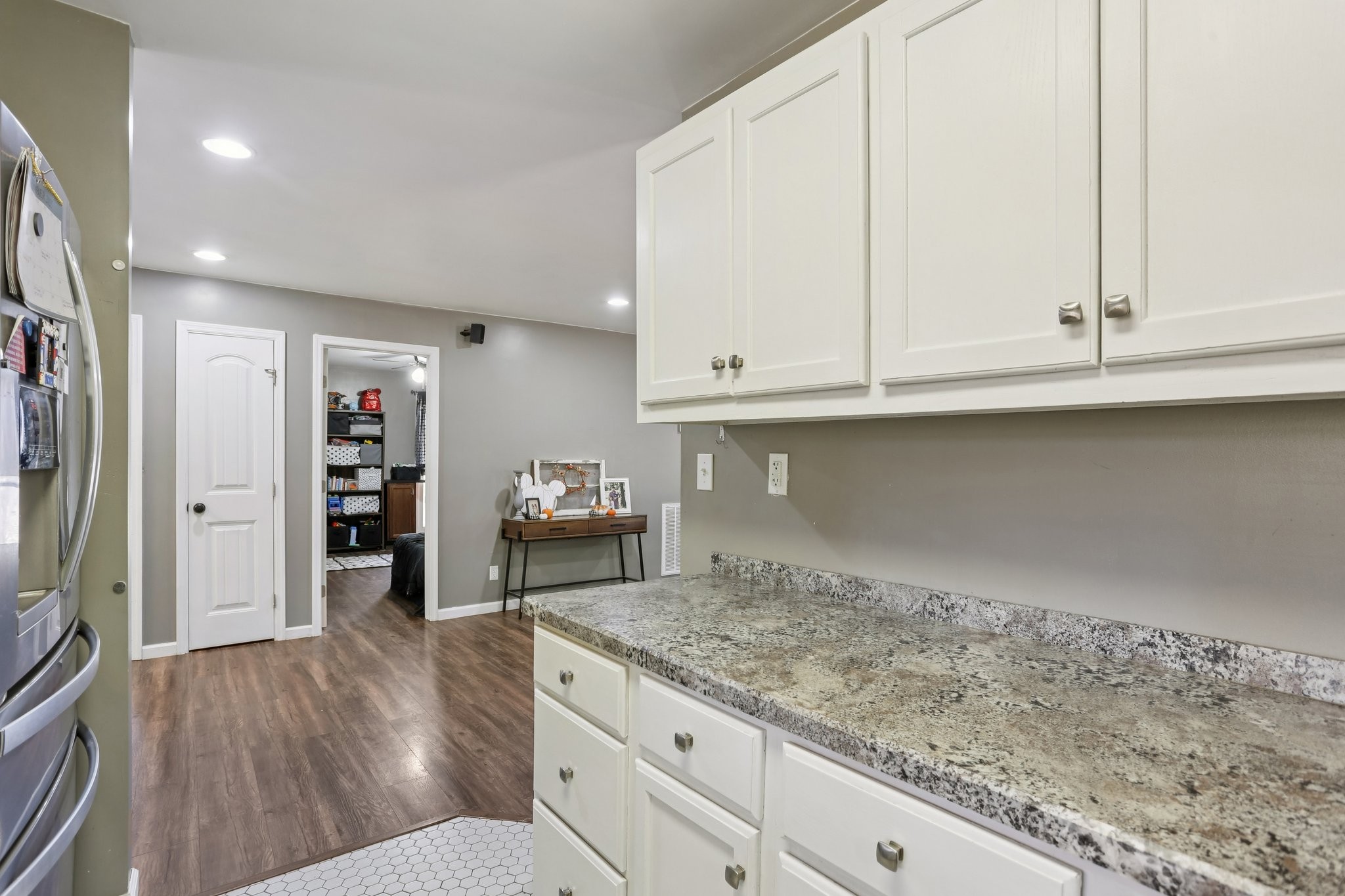 4515 C M Martin Road Springfield, TN 37172 - Photo 16 of 27 a kitchen with stainless steel appliances granite countertop a refrigerator and cabinets