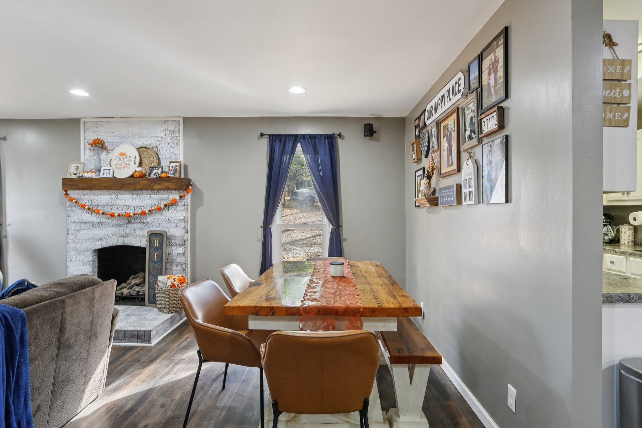 4515 C M Martin Road Springfield, TN 37172 - Photo 9 of 27 a view of a dining room with furniture window and wooden floor