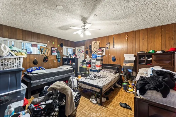 a room with furniture and a chandelier