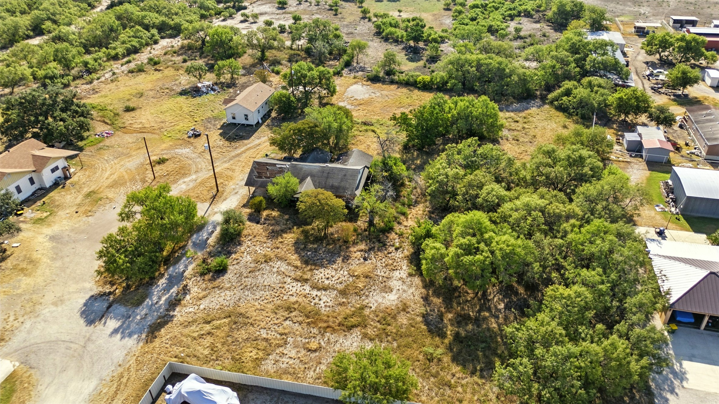 4672 Rakowitz Road Adkins, TX 78101 - Photo 31 of 38 a view of a yard with plants
