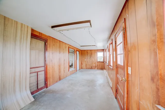 wooden floor with a window