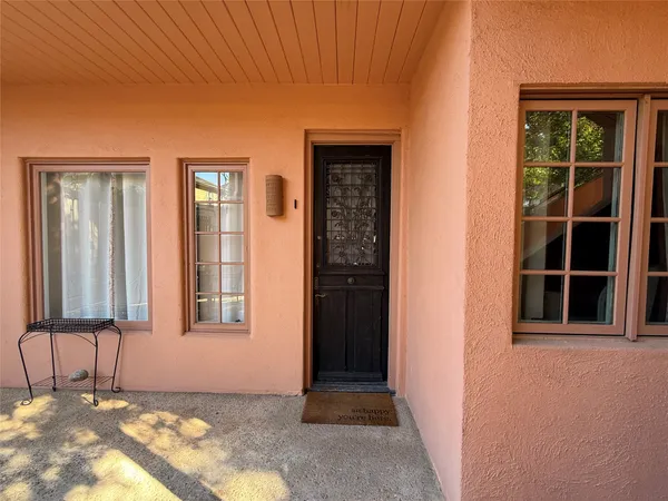 a view of front door of a house