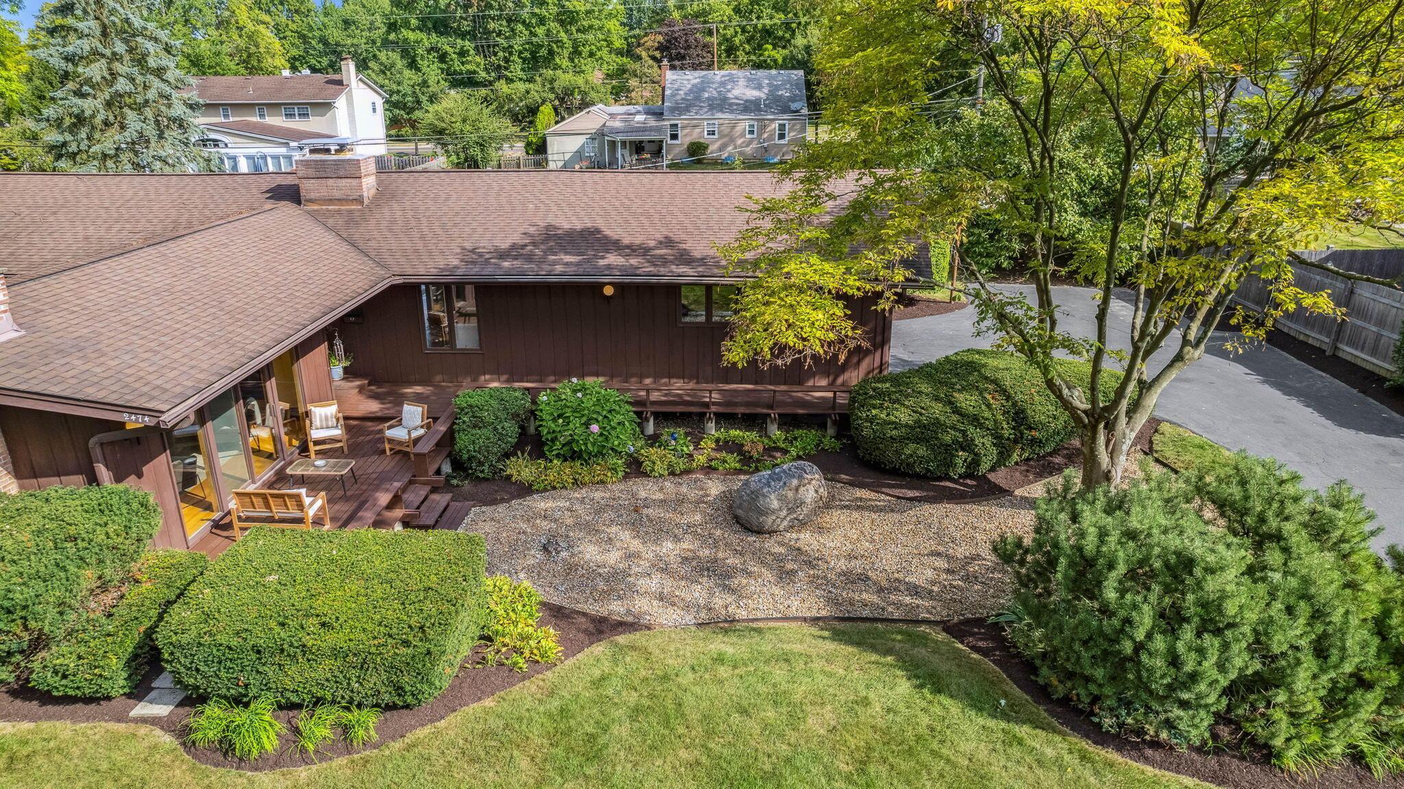 2474 Buckley Road Columbus, OH 43220 - Photo 67 of 73 Drone - Front Deck