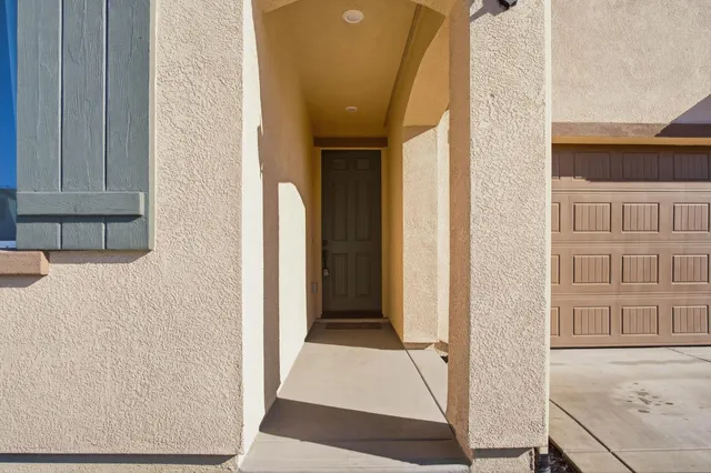 a view of front door