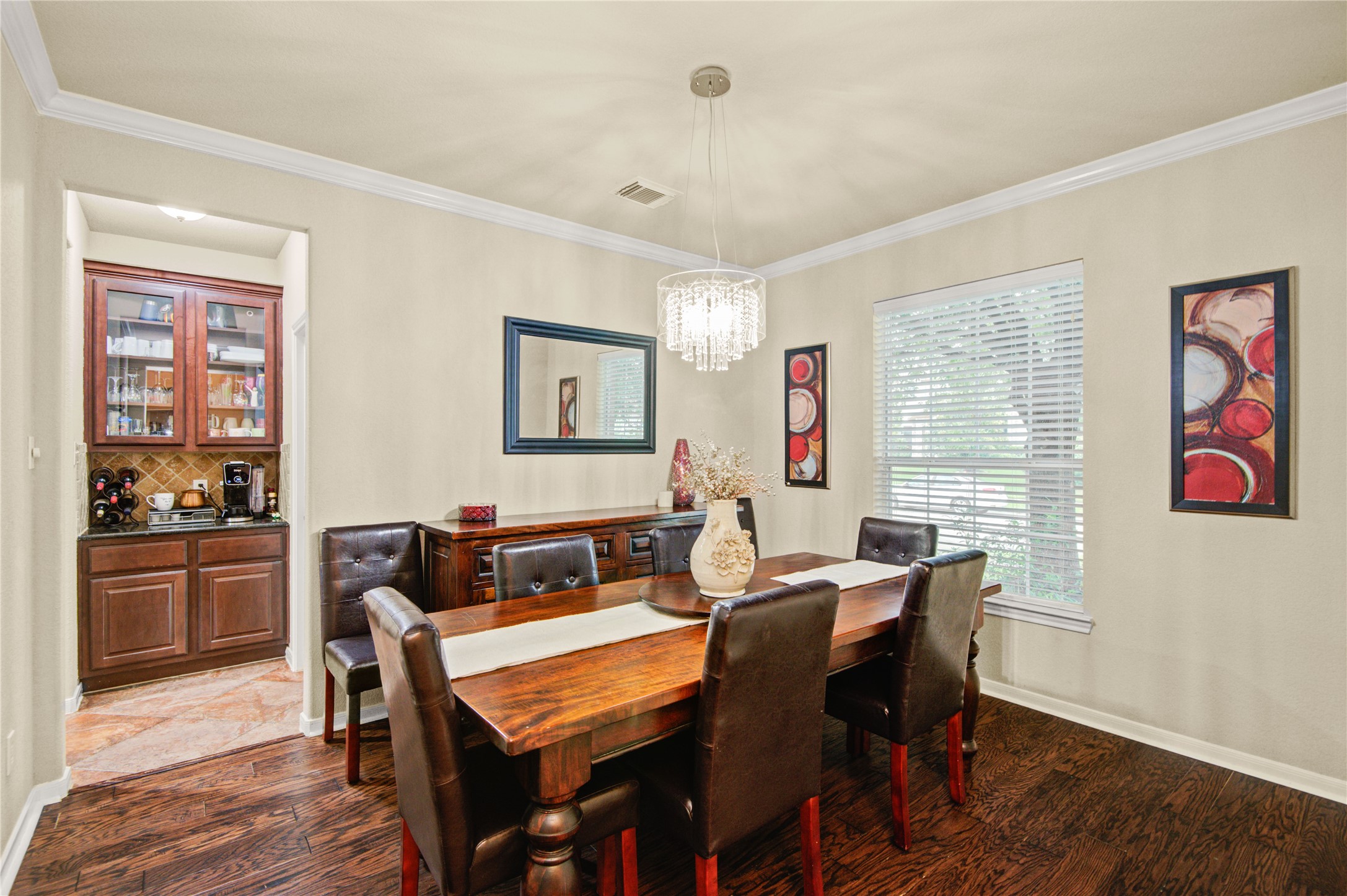 6007 Valhalla Drive Spring, TX 77379 - Photo 7 of 37 The formal dining room provides an elegant setting for holiday gatherings and special occasions.