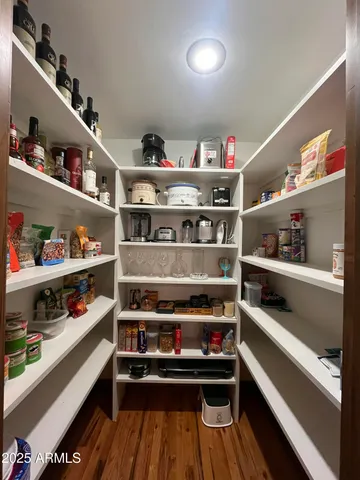 a room with storage and utility