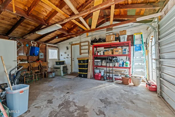 a view of storage and utility room