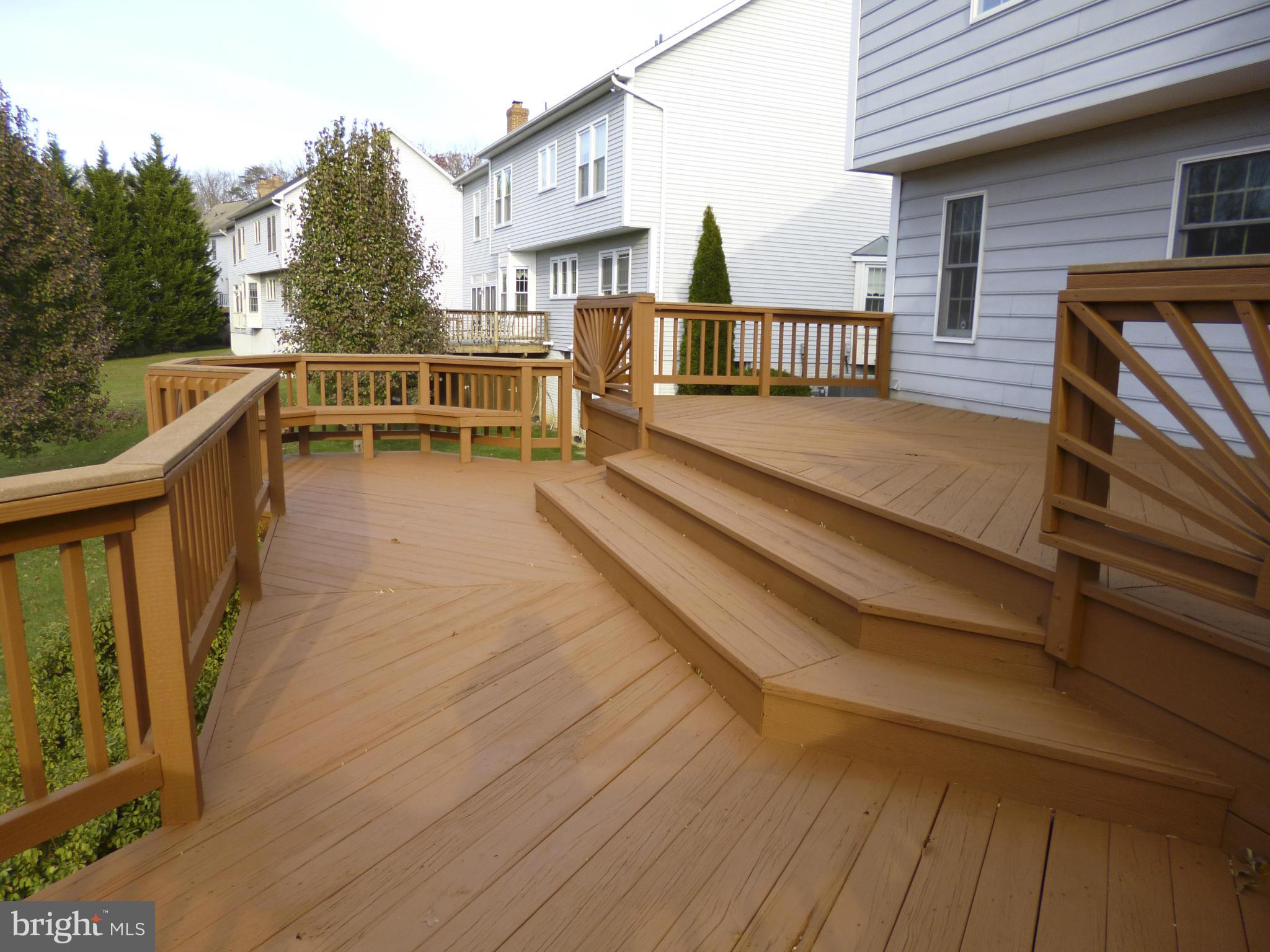 8837 Herons Flight Laurel, MD 20723 - Photo 26 of 29 a view of balcony with deck and wooden floor