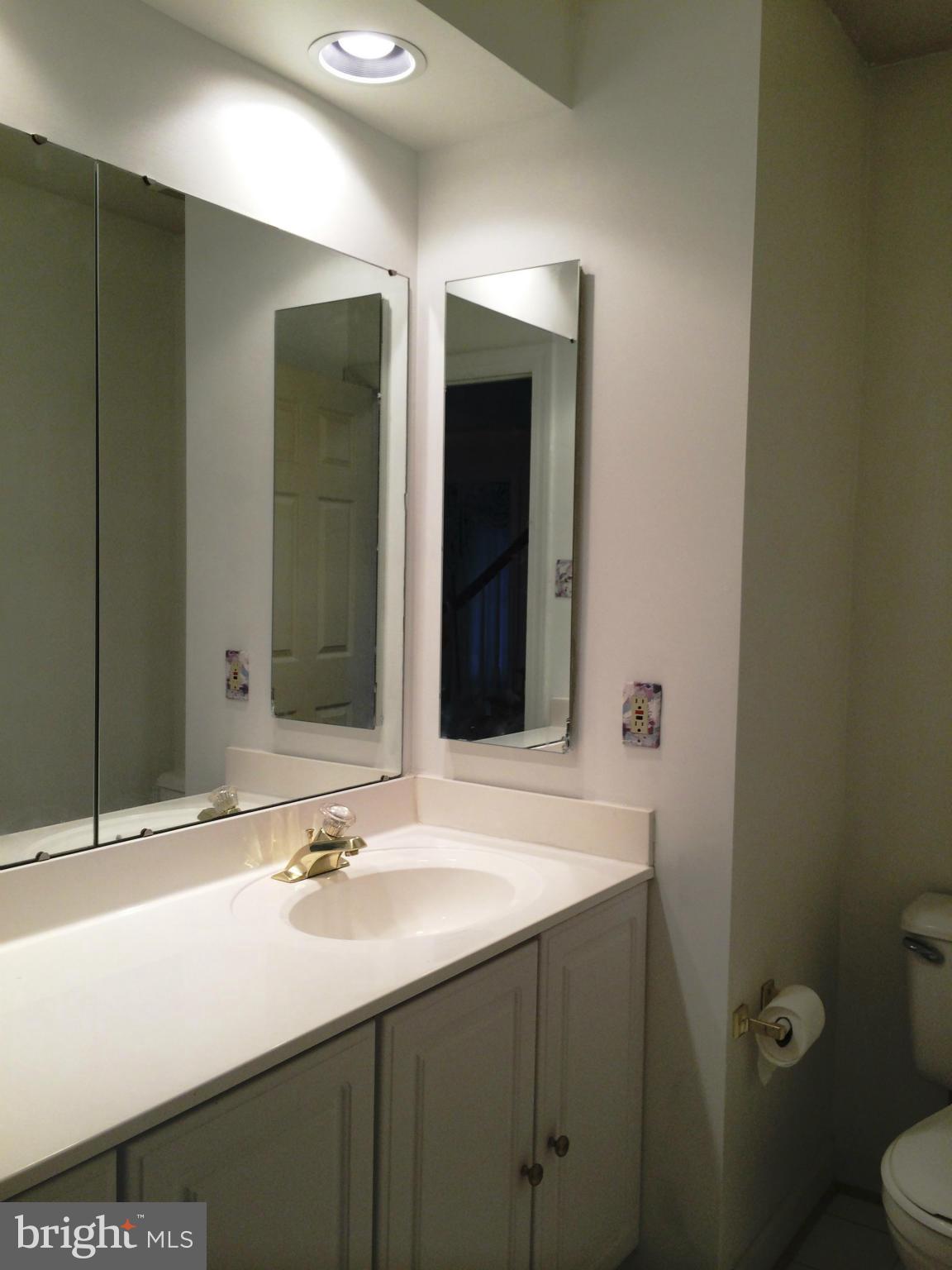 8837 Herons Flight Laurel, MD 20723 - Photo 4 of 29 a bathroom with a sink and a mirror