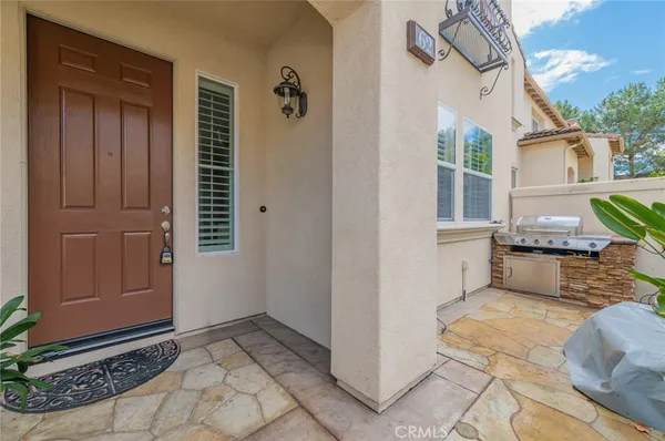 a view of a entryway door of the house