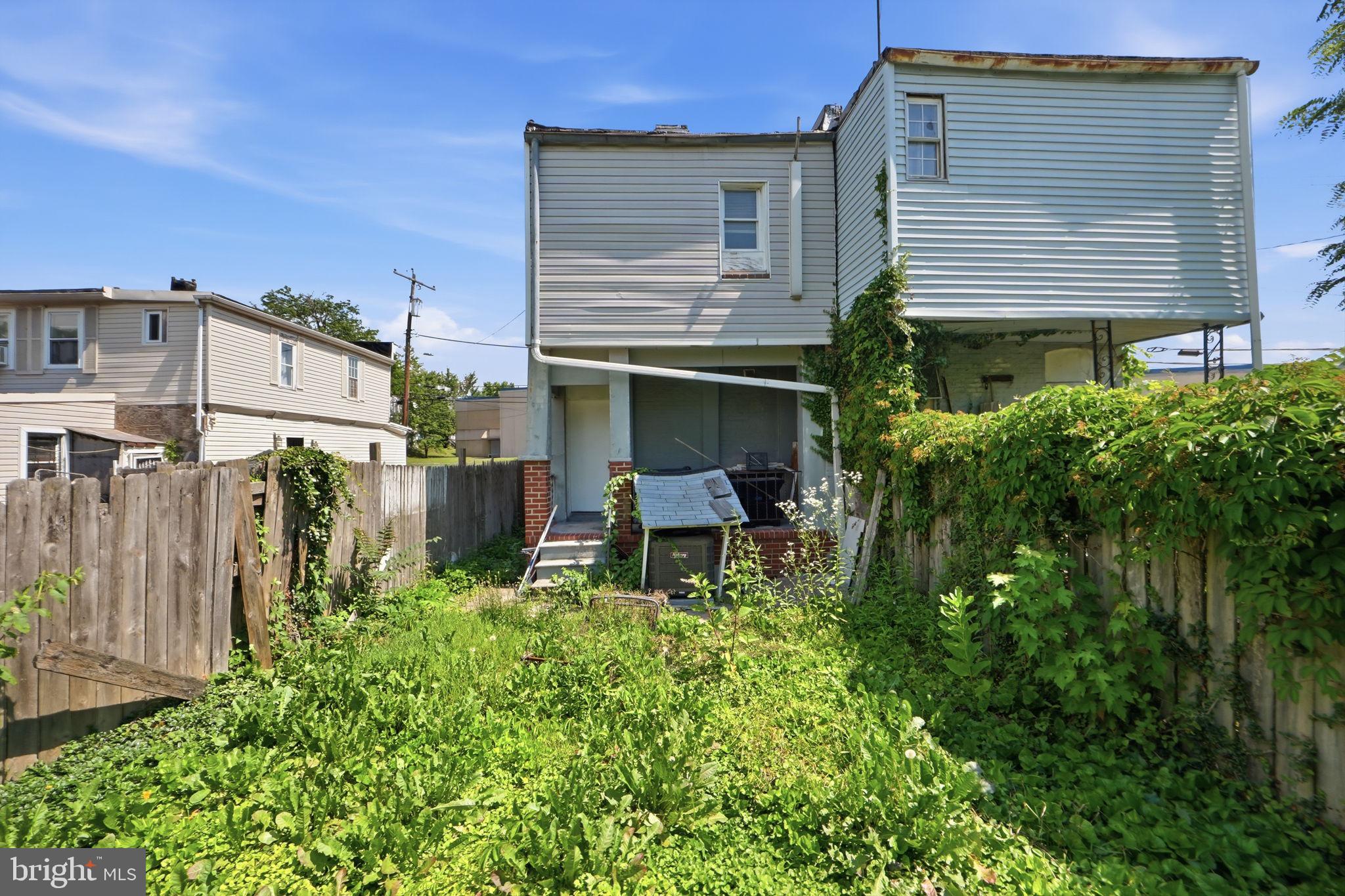 3449 Old Frederick Road Baltimore, MD 21229 - Photo 23 of 25 Overgrown backyard with potential charm.