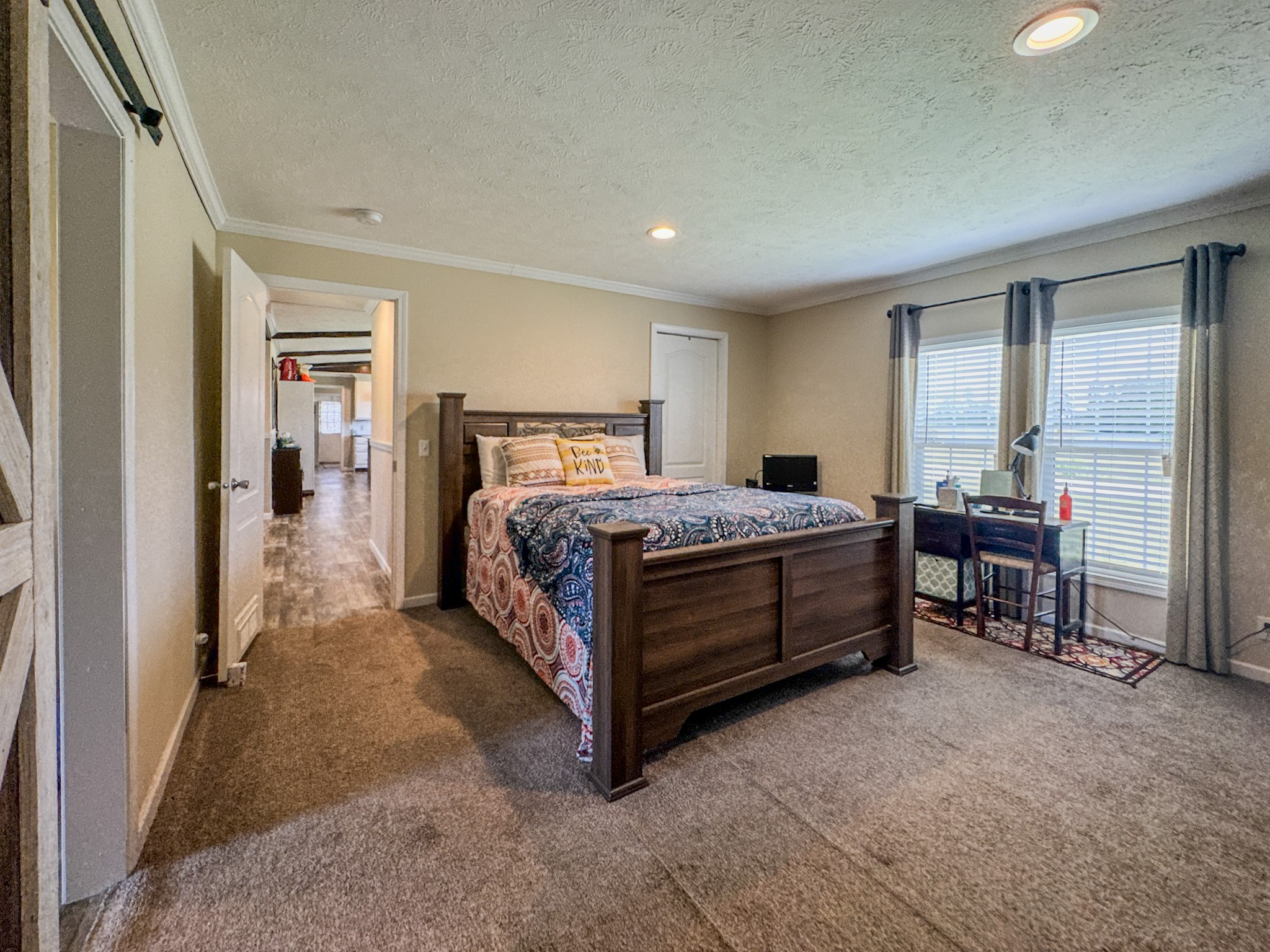 1198 David Patterson Road Lutts, TN 38471 - Photo 28 of 82 a bedroom with a bed and a cabinets