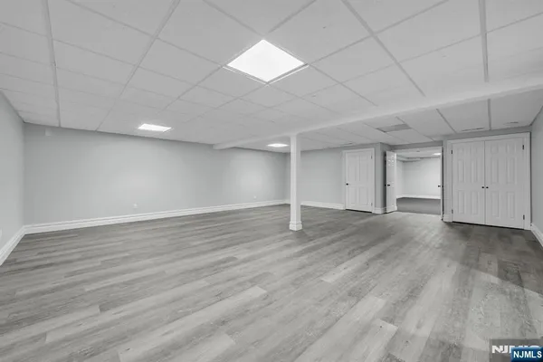 a house with trees in front of it