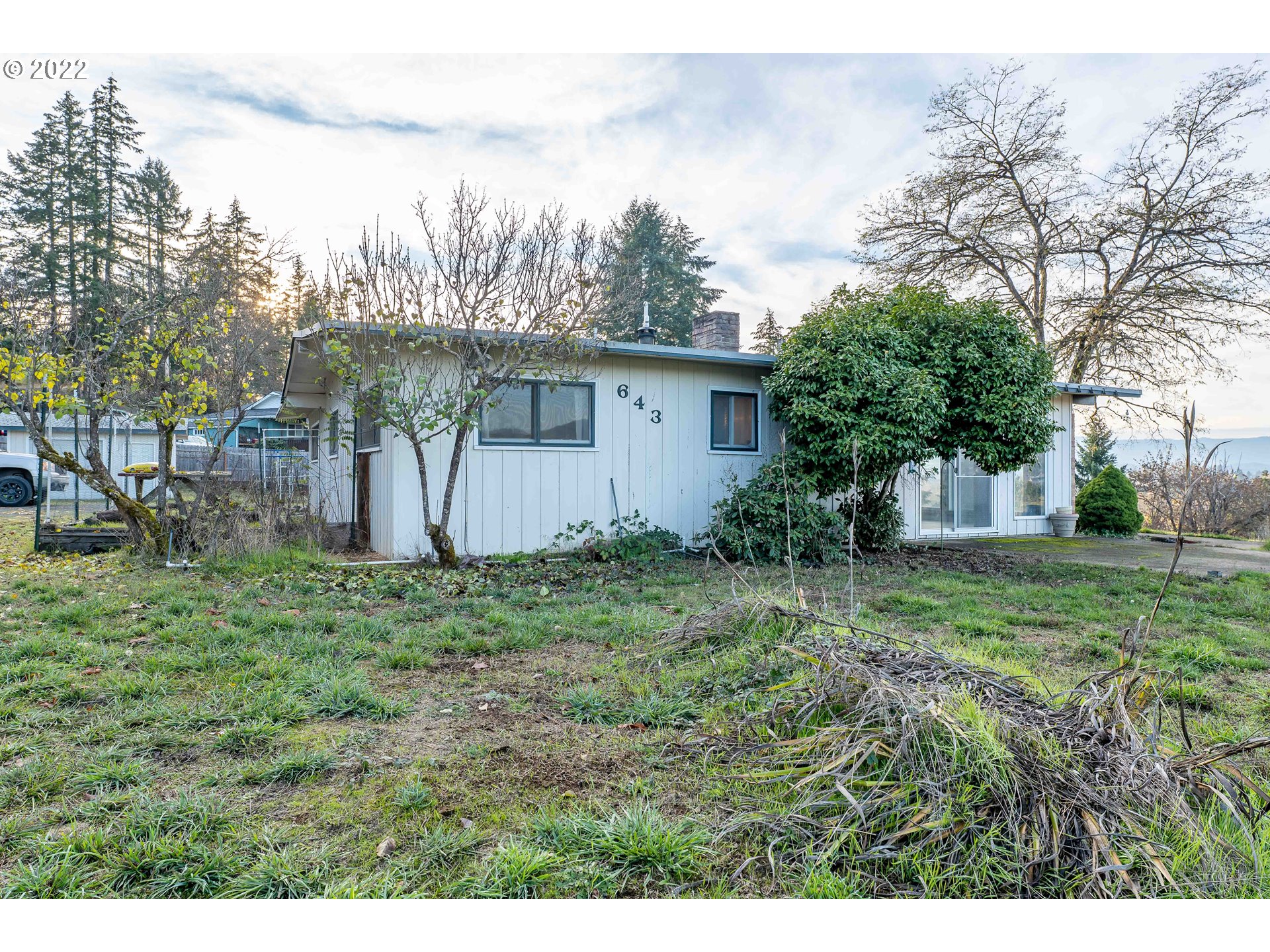 643 South State Street Sutherlin, OR 97479 - Photo 23 of 32 a view of a house with a yard